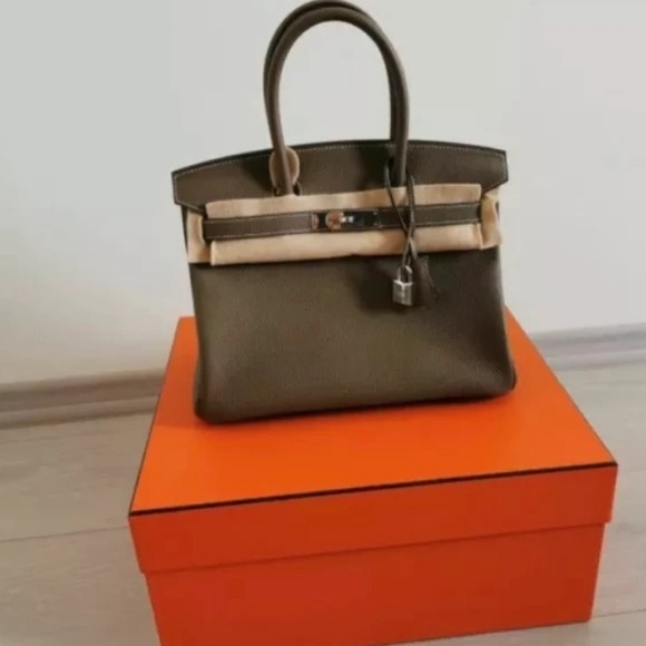 💎✨Nice offer✨💎Borsa hermes birkin Togo etoupe 30 - Picture 5 of 7